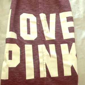 Pink lounge wide leg pants